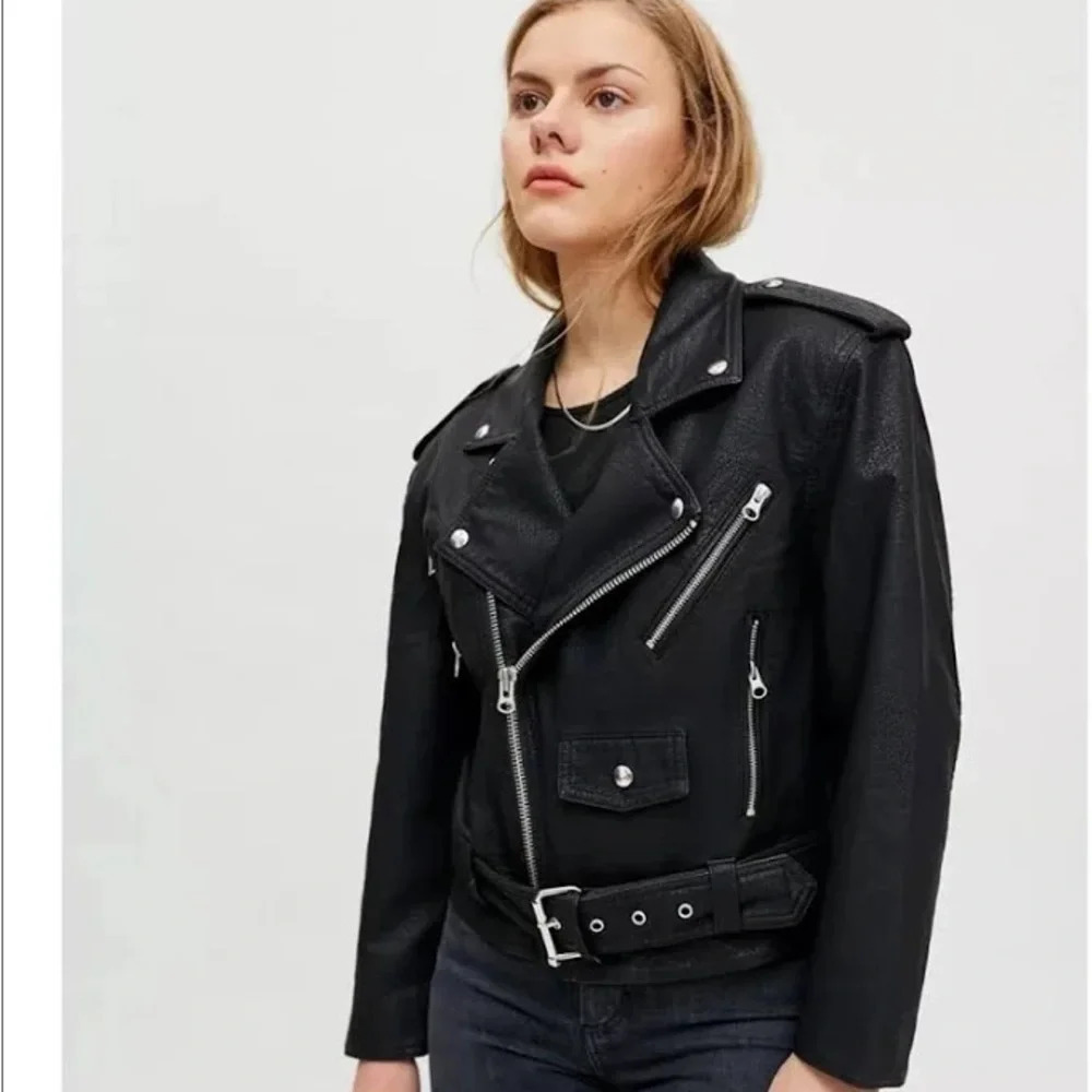 Pistola Faux Leather Jacket | Women’s Vegan Leather Moto Style Jacket